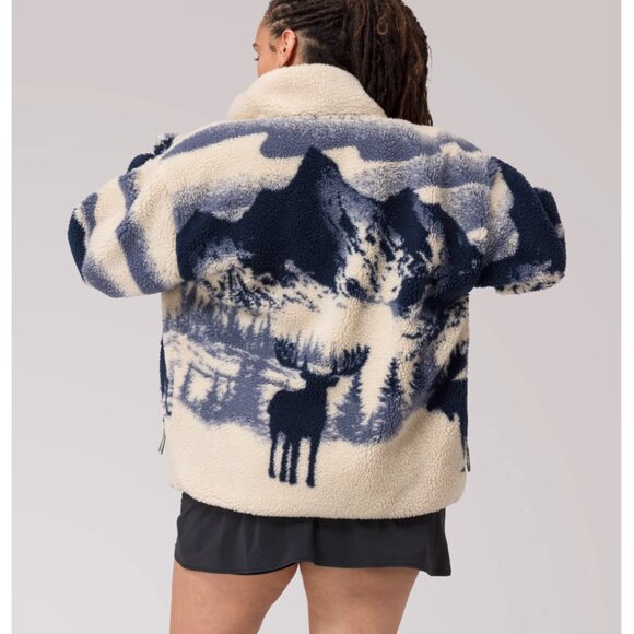 NWT Parks Project Acadia Moose Full Zip High Pile Fleece XXL - Picture 3 of 6